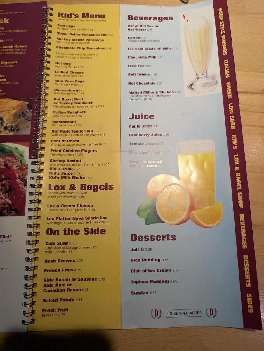 Dapper's West Family Restaurant Menu - Image 4