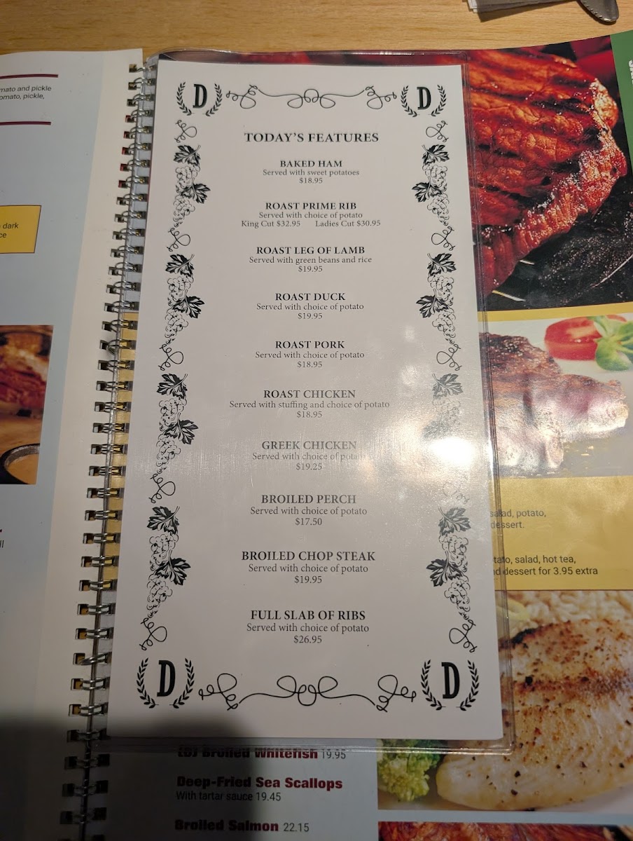 Dapper's West Family Restaurant Menu - Image 5